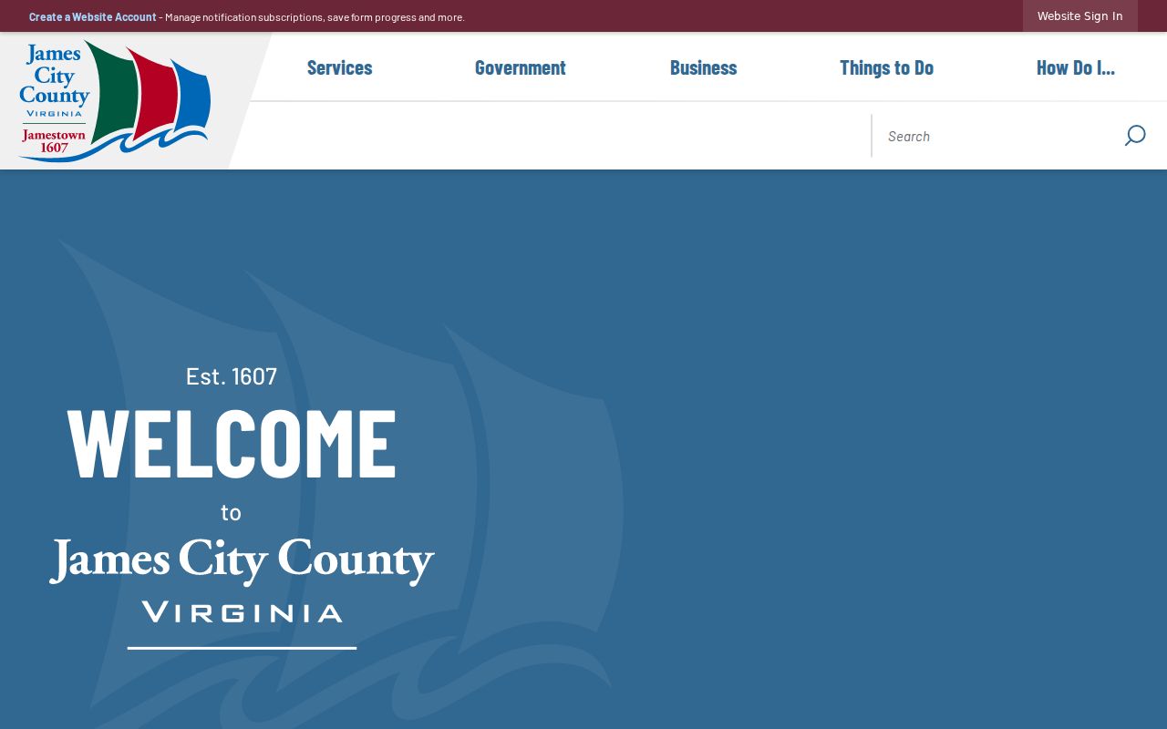 James City County criminal records government website